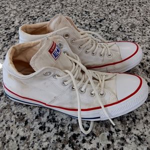 Converse All Star white mids sneakers